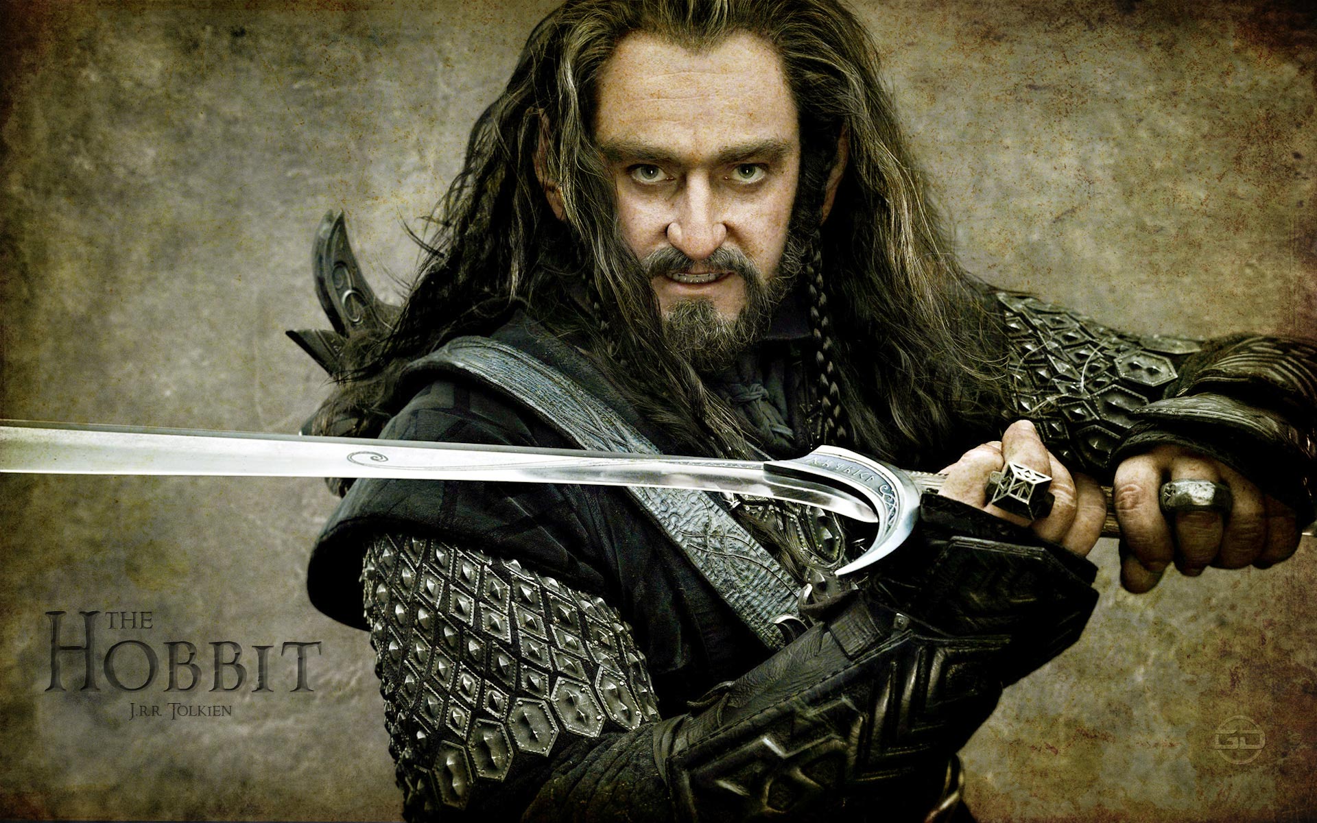 The Hobbit Wallpaper: Richard Armitage as Thorin Oakenshield