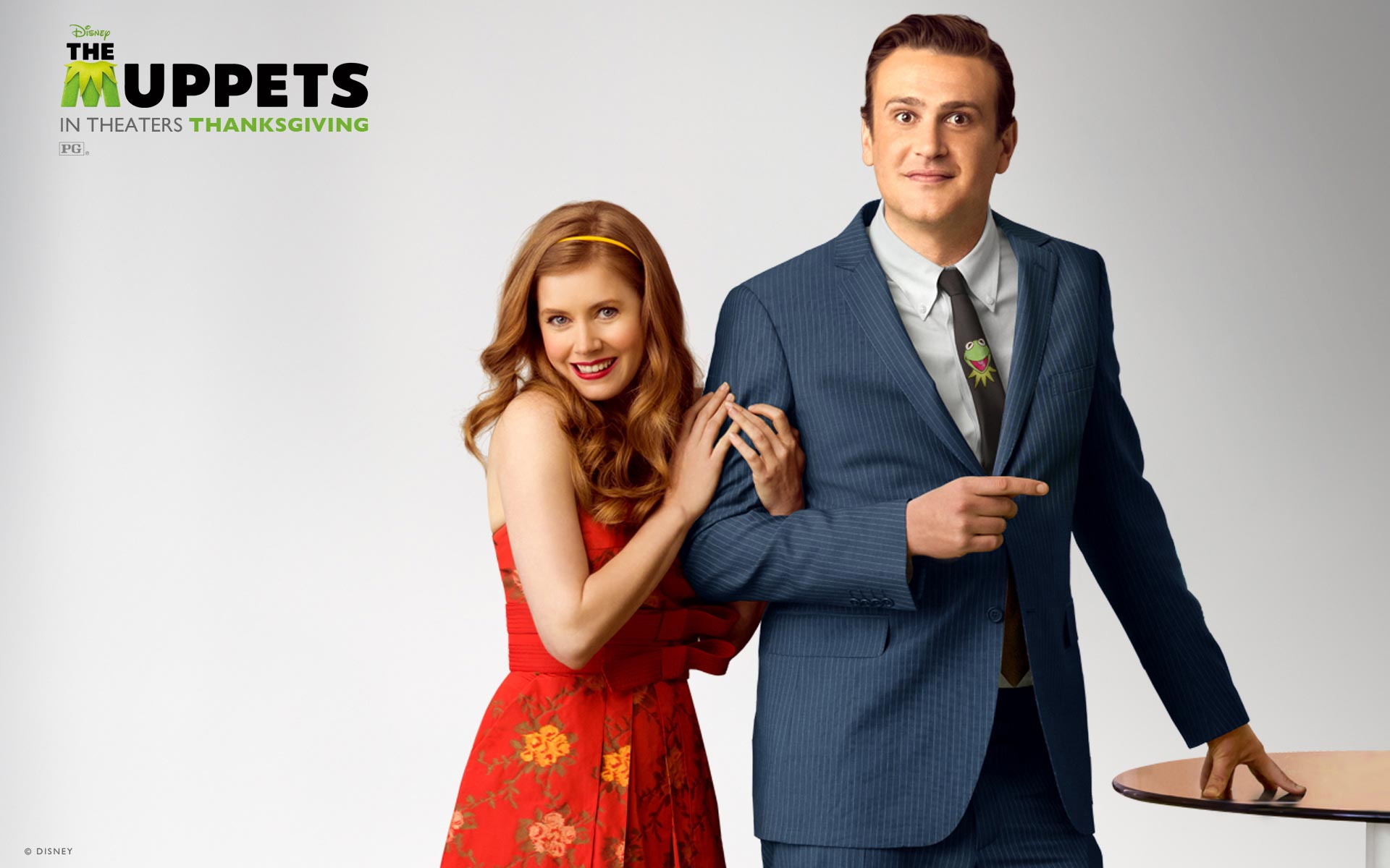 Amy Adams and Jason Segel, The Muppets Wallpaper