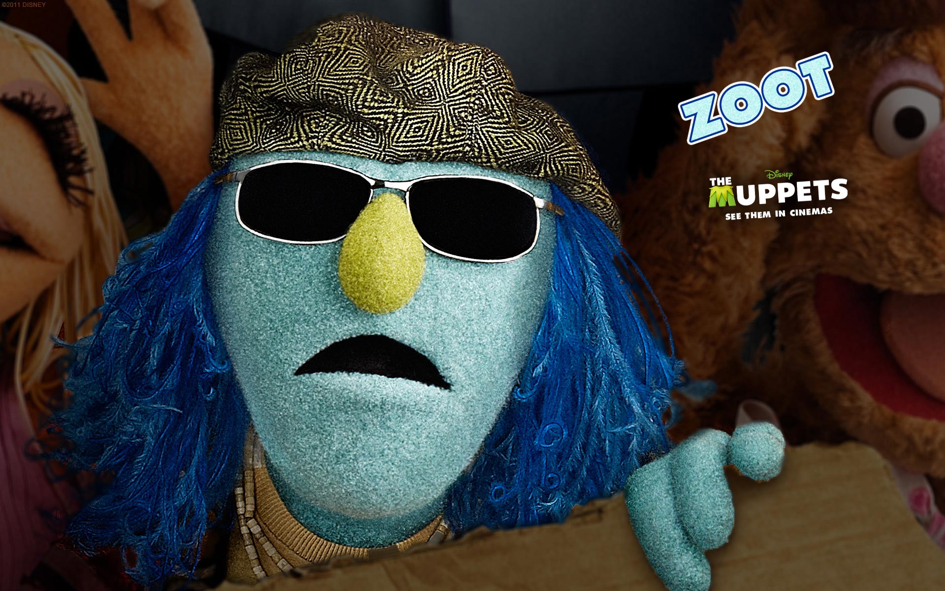 Zoot, The Muppets Wallpaper 1920x1200