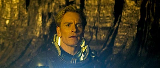 Michael Fassbender in Prometheus Michael Fassbender in Prometheus