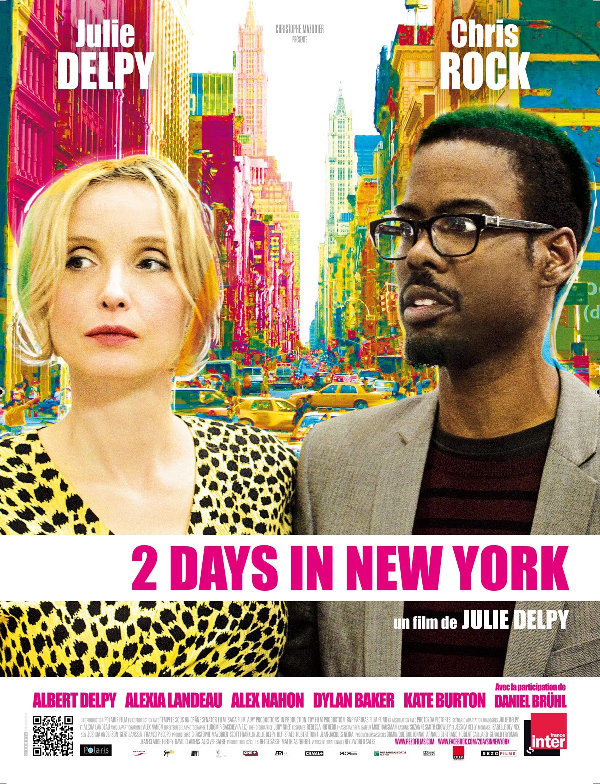 2 Days In New York Poster