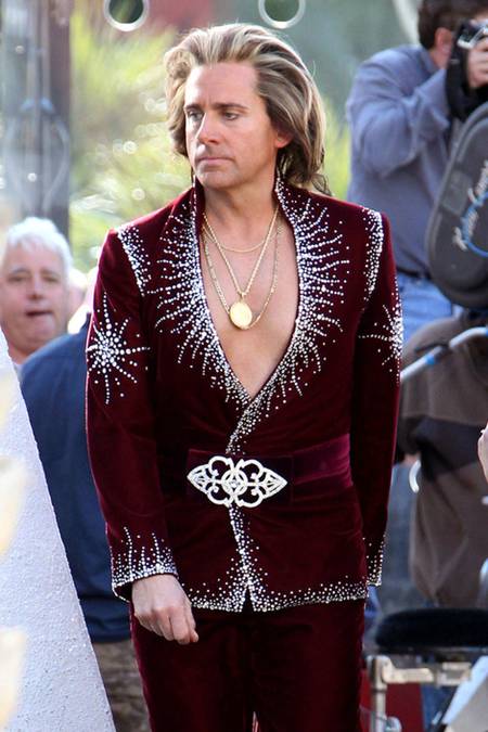 Steve Carell on Burt Wonderstone Set