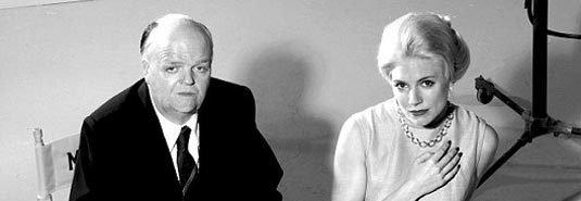 Toby Jones and Sienna Miller in The Girl