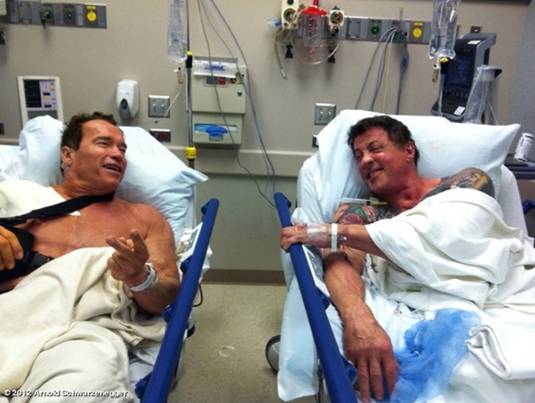 Arnold Schwarzenegger - Sylvester Stallone