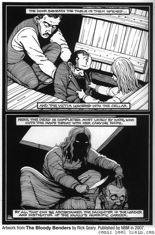 Bloody Benders_Rick Geary Page