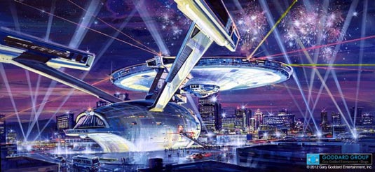 Enterprise Docked Enterprise Docked