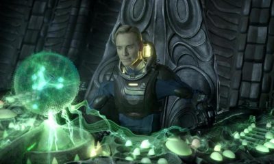 Prometheus, android David (Michael Fassbender)