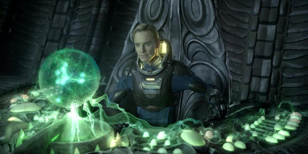 Prometheus, android David (Michael Fassbender)