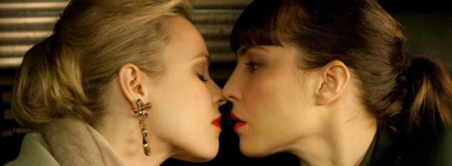 Rachel McAdams and Noomi Rapace in Passion