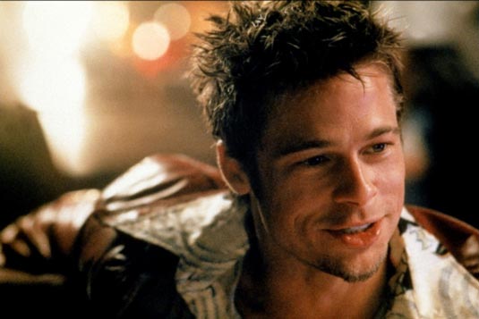 Brad Pitt in Fight Club Brad Pitt in Fight Club