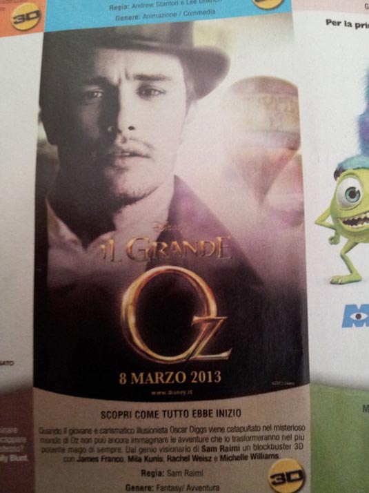 James Franco as Oz James Franco as Oz