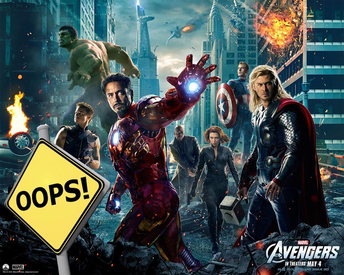 The Avengers Mistakes