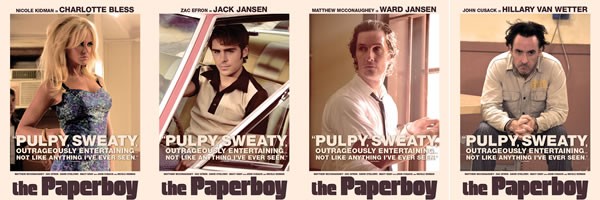 THE PAPERBOY Character Posters
