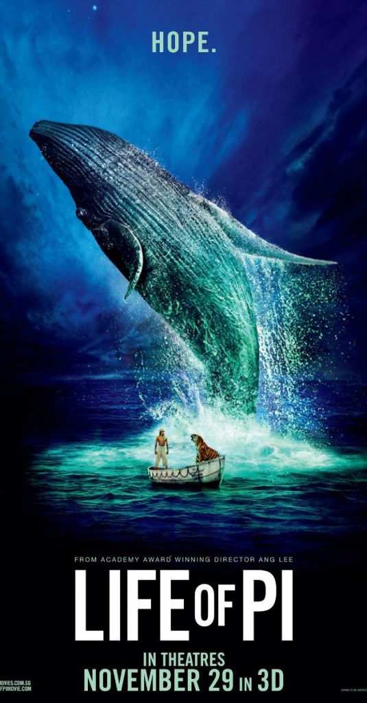 Three New LIFE OF PI Posters Adventure, Hope, Triumph