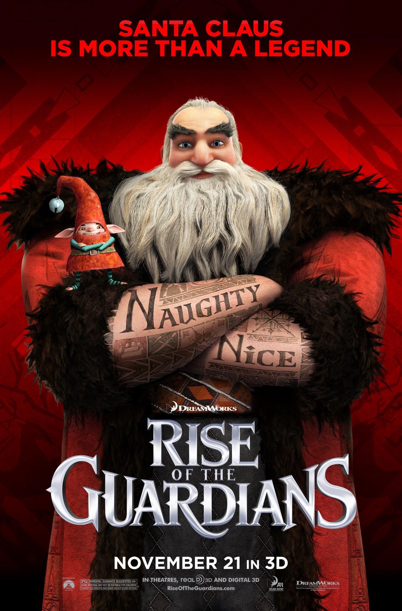 New RISE OF THE GUARDIANS Character Posters - FilmoFilia