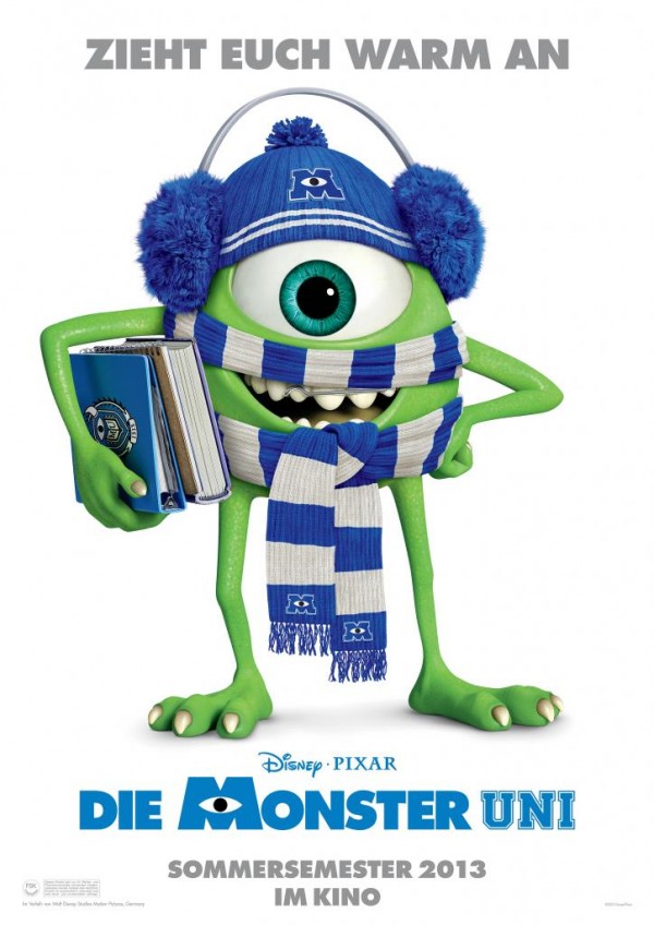 Monsters University German poster