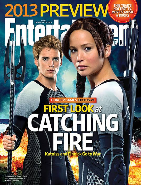 THE HUNGER GAMES CATCHING FIRE EW Cover