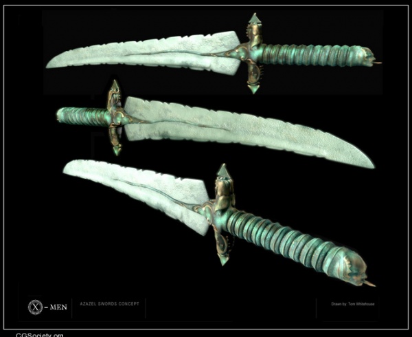 X-Men: First Class Azazel's Sword Mudbox Concept Art X-Men: First Class Azazel's Sword Mudbox Concept Art