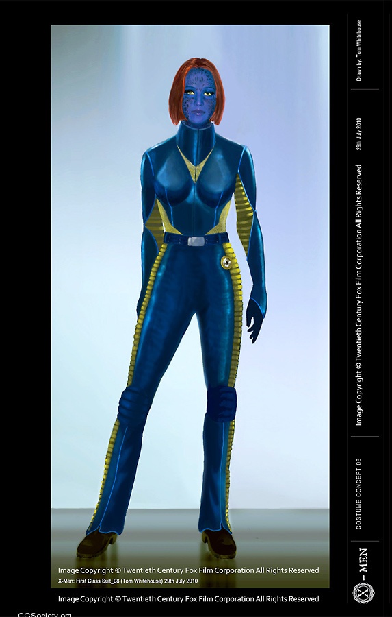 X-Men: First Class Mystique Costume Concept X-Men: First Class Mystique Costume Concept