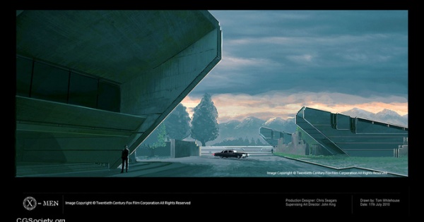X-Men: First Class Base Concept Art X-Men: First Class Base Concept Art