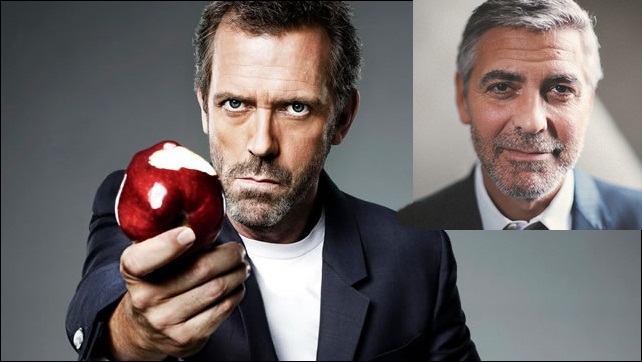 Hugh Laurie-George Clooney