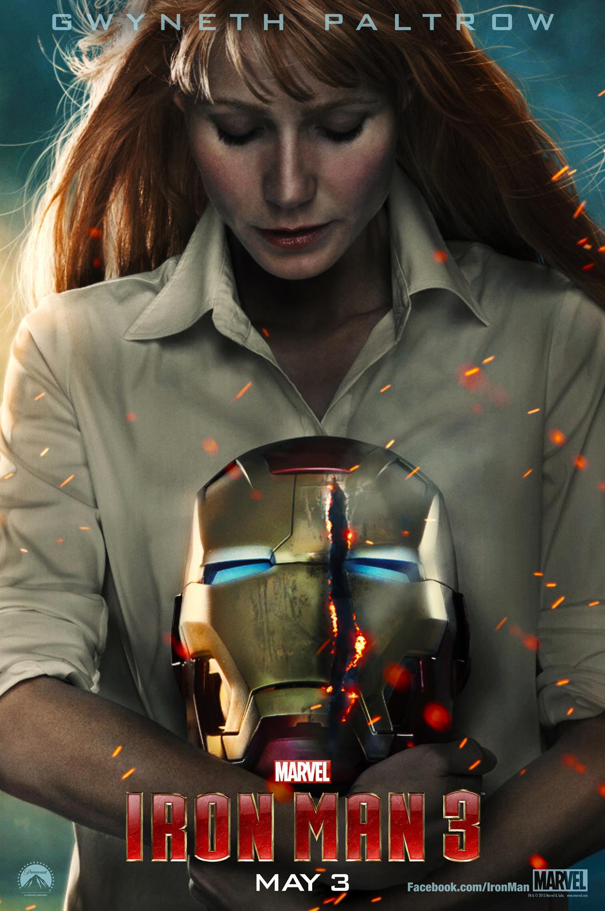 Iron Man 3 Pepper Potts poster