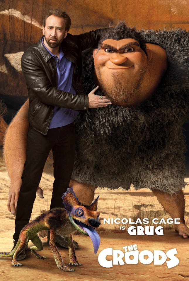 THE CROODS Nicolas Cage As Grug