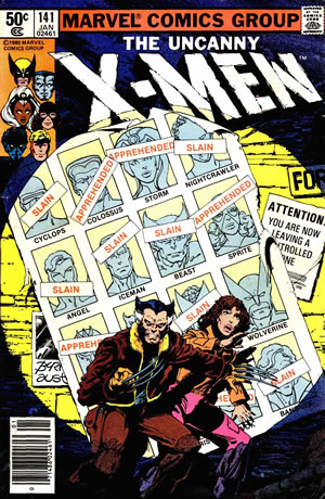 X-Men: Days of Future Past comic cover