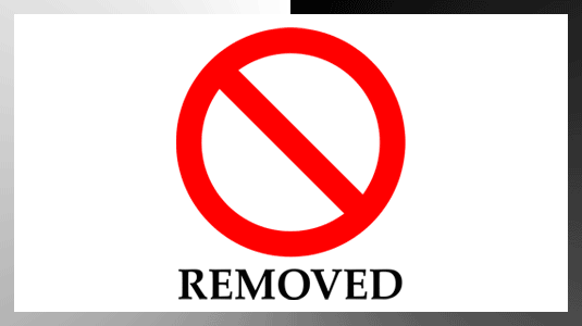 Removed