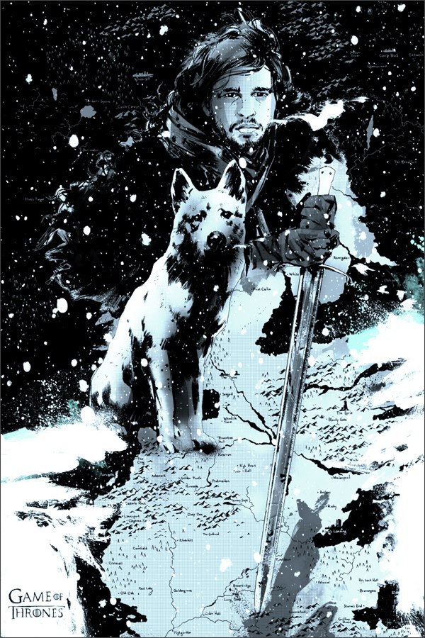 GoT Mondo Poster - Jon Snow