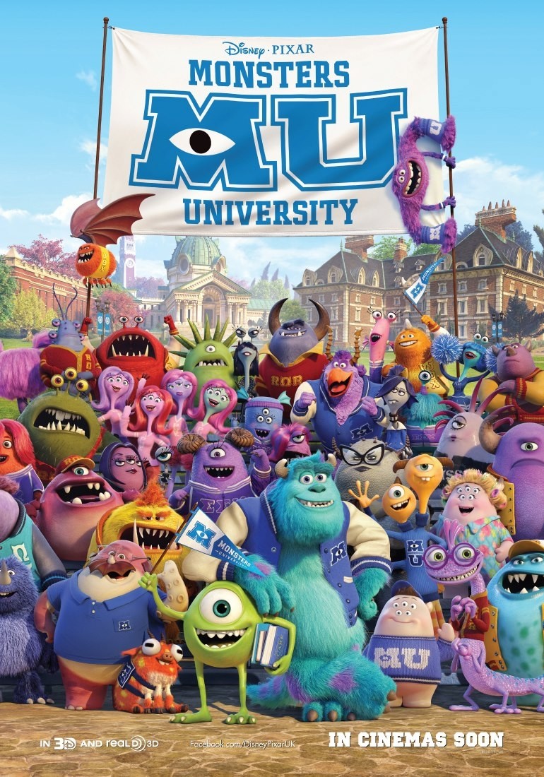 MONSTERS UNIVERSiTY Poster