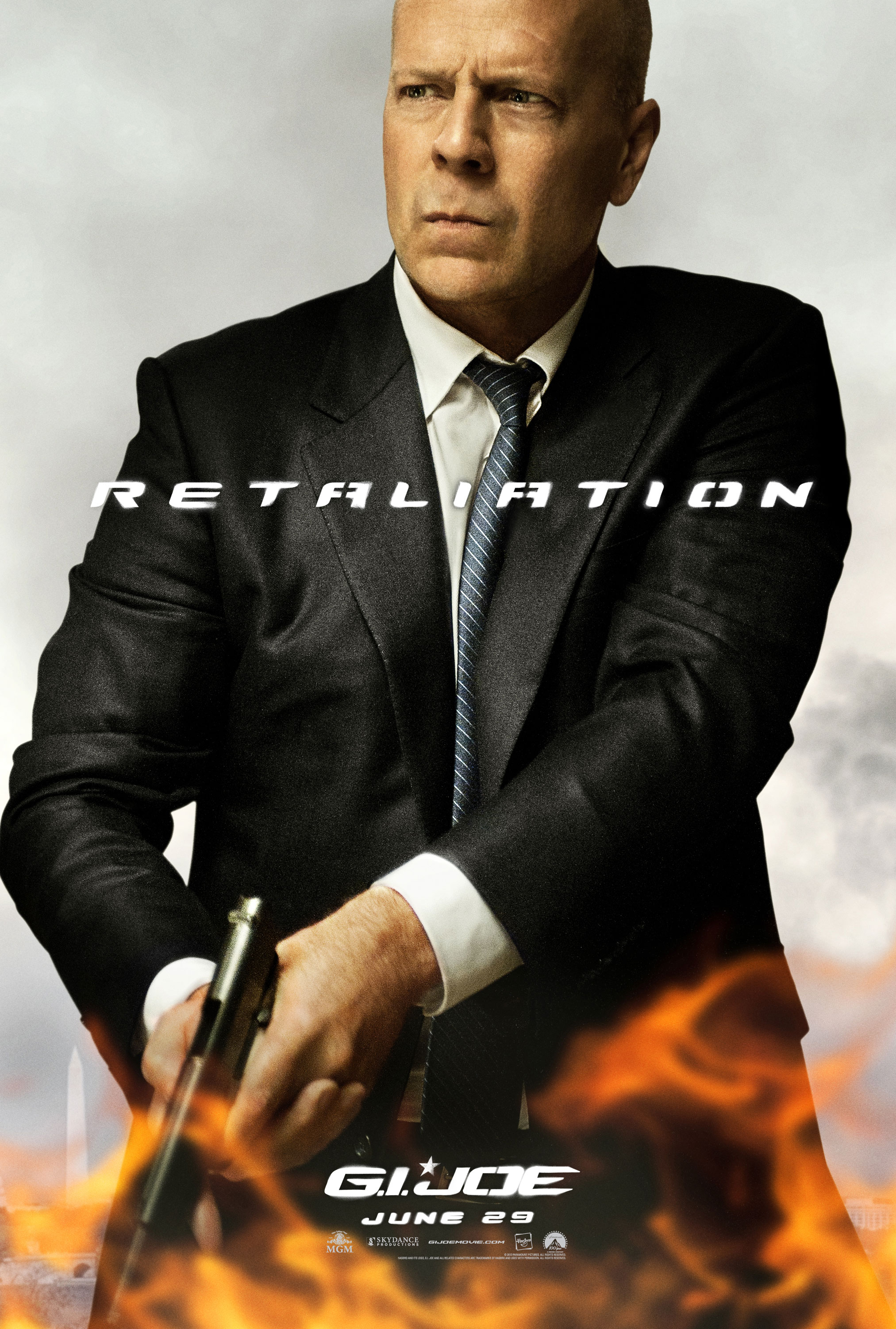 G.I. Joe: Retaliation poster Bruce Willis