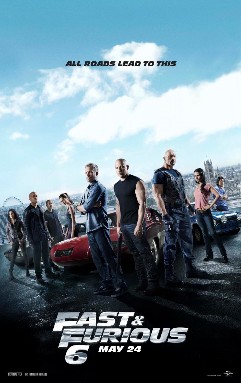 FAST & FURIOUS 6 Poster