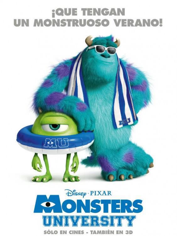 Monsters University Spanish Poster