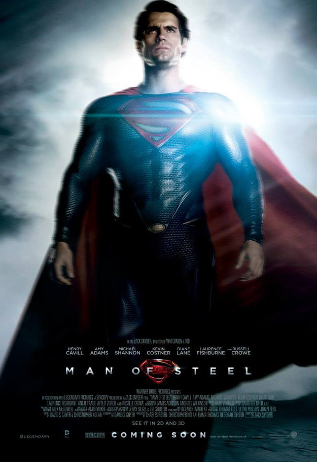MAN OF STEEL Character Poster Henry Cavill As Superman