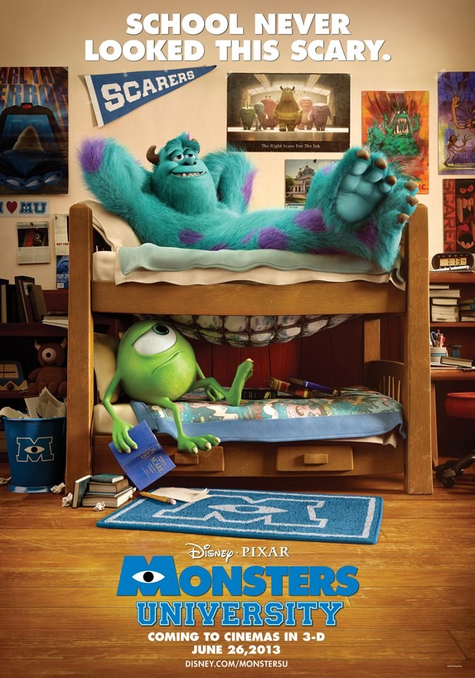 MONSTERS UNIVERSITY Poster