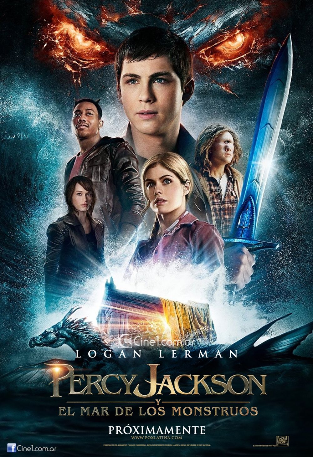 Percy Jackson Sea of Monsters International Poster