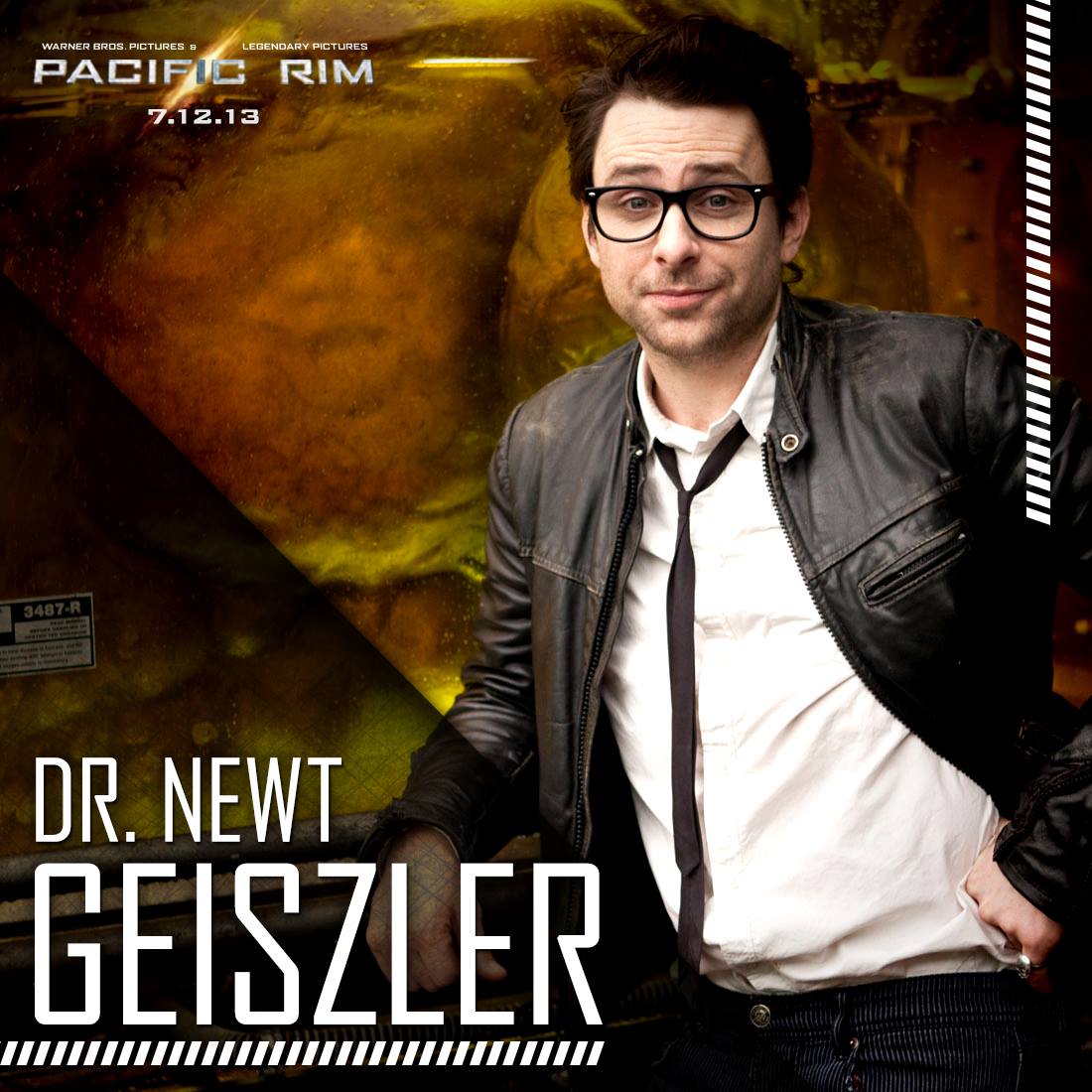 PACIFIC RIM Charlie Day as Dr. Newton Geizler