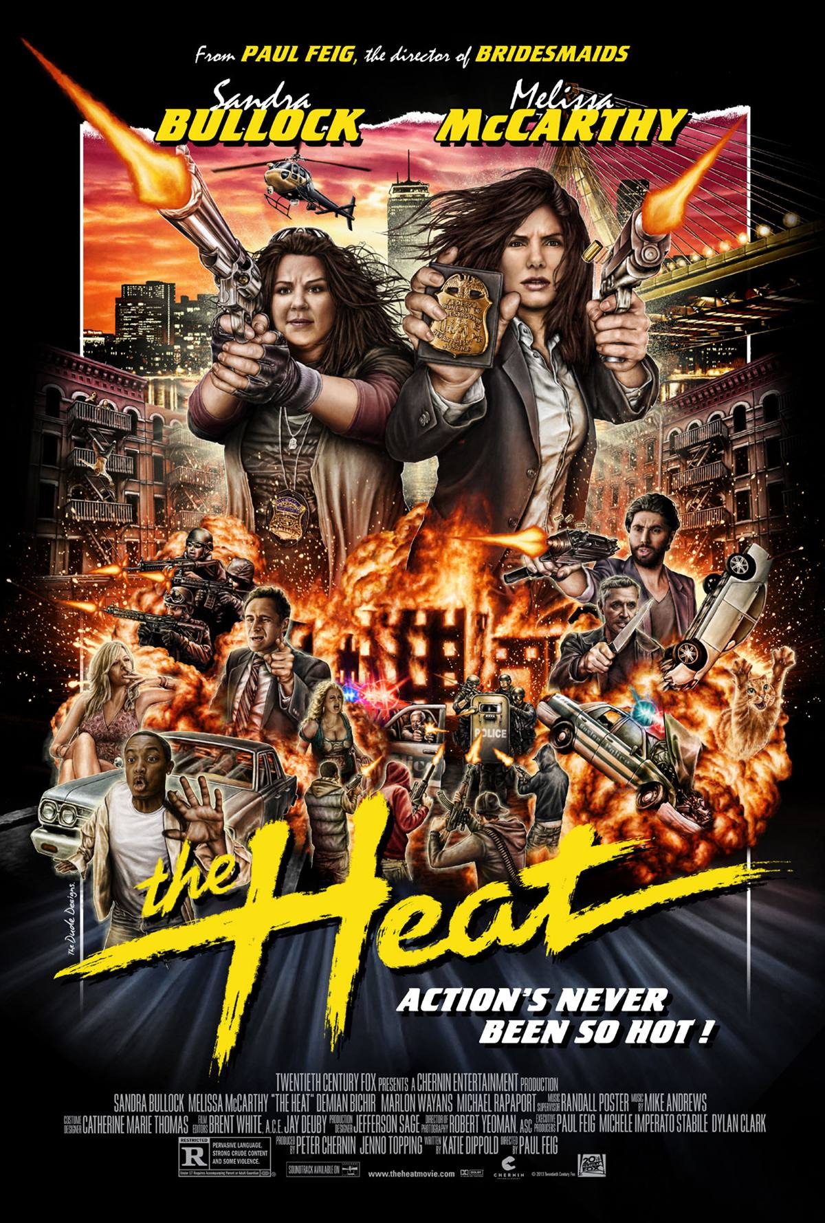 THE HEAT Mondo Poster