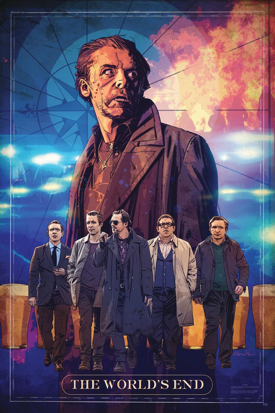 THE WORLD'S END Comic-Con Poster