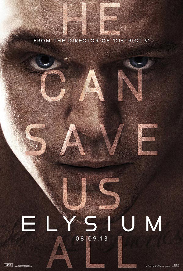 Elysium Poster Elysium movie poster