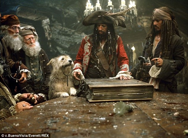 Keith Richards-Johnny Depp-Pirates Of The Caribbean - At World's End