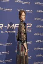 Emma Stone at THE AMAZING SPIDER-MAN 2 Premiere in Rome (Italy)