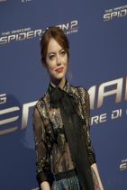 Emma Stone at THE AMAZING SPIDER-MAN 2 Premiere in Rome (Italy)