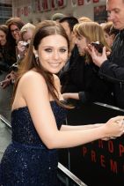 GODZILLA European Premiere in London – Elizabeth Olsen