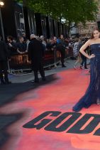 GODZILLA European Premiere in London – Elizabeth Olsen
