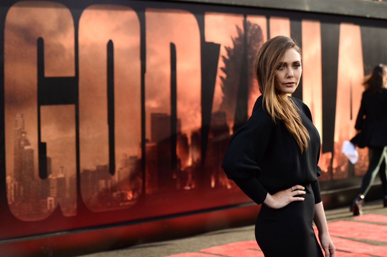 Elizabeth Olsen Godzilla Premiere