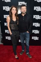 DAWN OF THE PLANET OF THE APES Premiere in New York City - Keri Russell and Andy Serkis