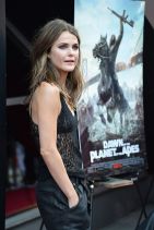 DAWN OF THE PLANET OF THE APES Premiere in New York City - Keri Russell and Andy Serkis