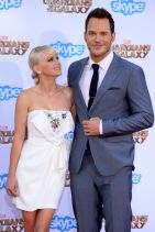 GUARDIANS OF THE GALAXY Premiere in Hollywood - Anna Faris, Glenn Close and Chris Pratt